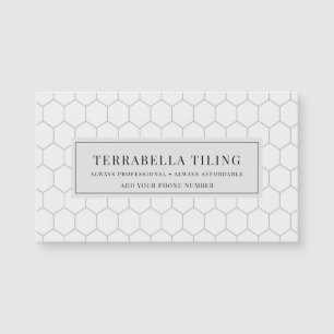 Tiling Flooring Hexagon Tile Mönster Magnetic Card