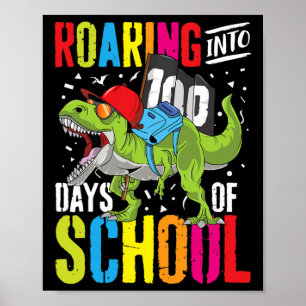 Till 100 dagar med Roligt till Rex Dinosaur Boys Poster