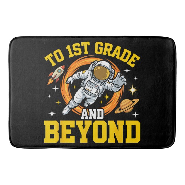 till 1:a klass och vidare Astronautstudent Badrumsmatta (Framsidan)