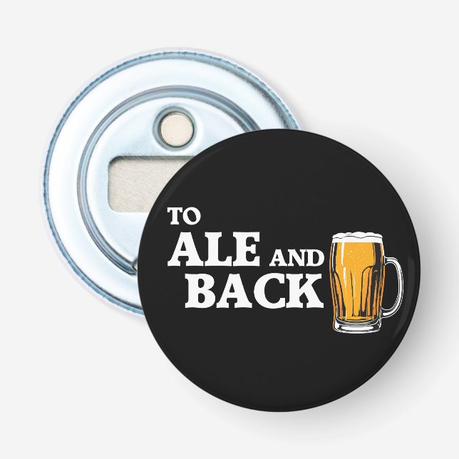 Till Ale och Back - Öl Älskare-offert Flasköppnare (Framsidan)