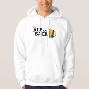 Till Ale och Back - Öl Älskare-offert Hoodie