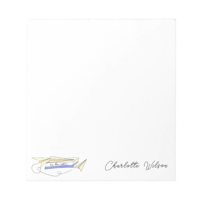 till Anteckningsblocket för det Pappra flygplanet  Anteckningsblock (Framsida)