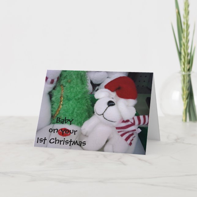 TILL BABY PÅ "DITT FÖRSTA KRISTMAS" HELGKORT (Framsida)