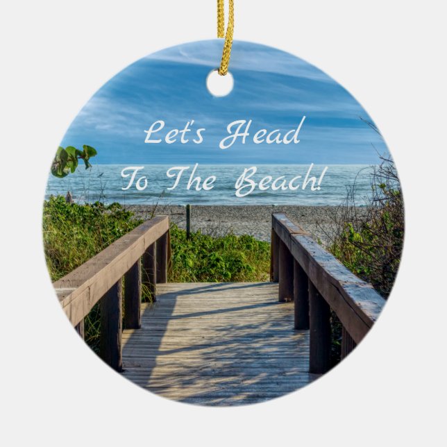 Till bålen julgransprydnad keramik (Framsidan)