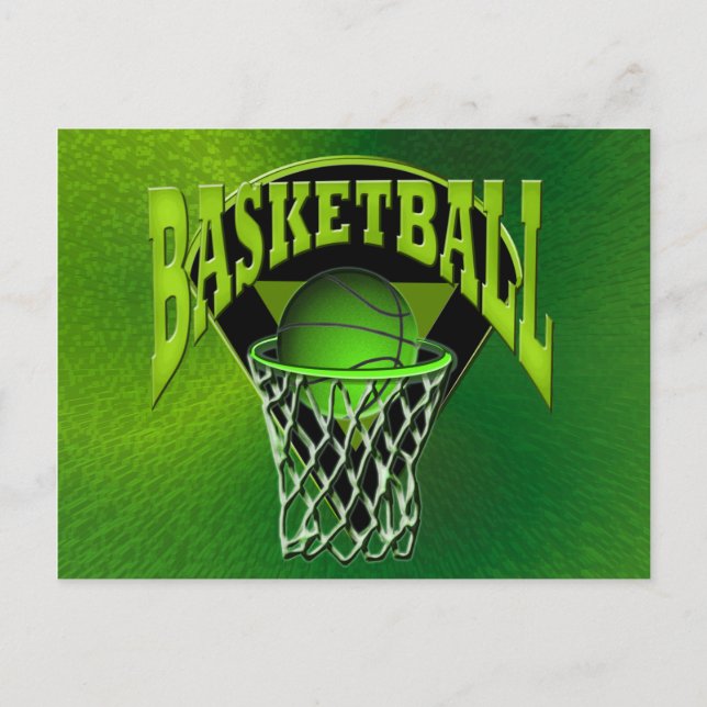 Till Basketboll och bak i Ring Vykort (Framsida)