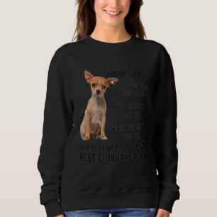Till Bästa Chihuahua Hund Pappa Lycklig Fars dag T Shirt