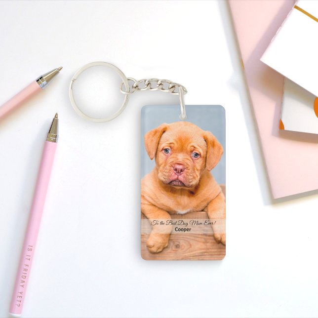 Till bästa Hund någonsin CustomPhoto Keychain (Skapare uppladdad)