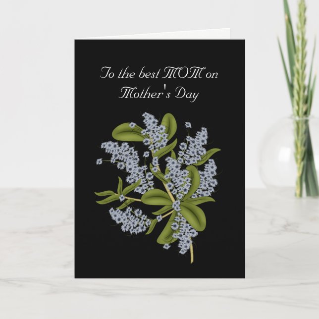 Till bästa Mamma på Mors dag Kort (Framsida)
