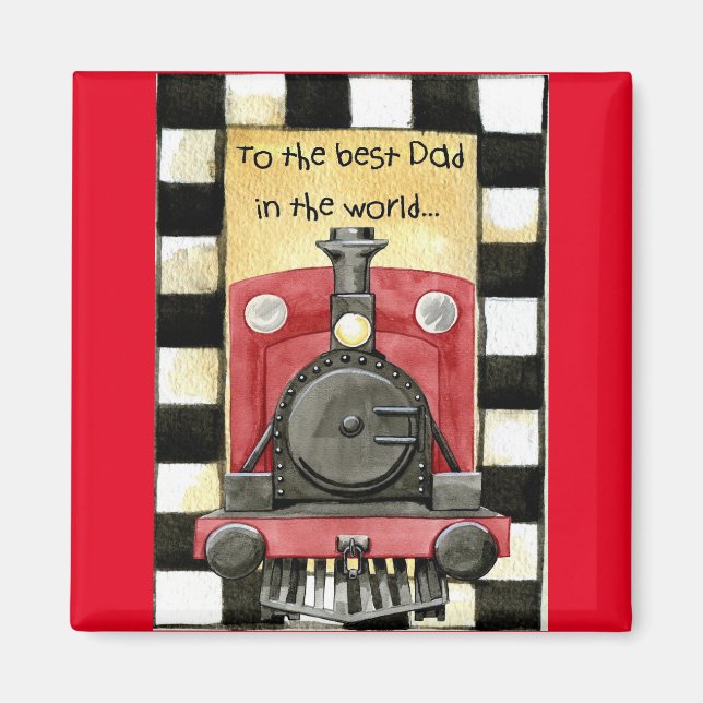 Till bästa Pappa-magnet Magnet (Framsidan)