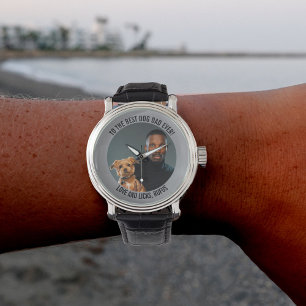 Till bästa Pappa någonsin-Anpassningsbar för foto Armbandsur