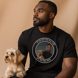 Till bästa Pappa någonsin-Anpassningsbar för foto T Shirt