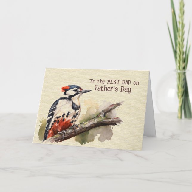 Till BÄSTA PAPPA på Fars dag Kort (Framsida)