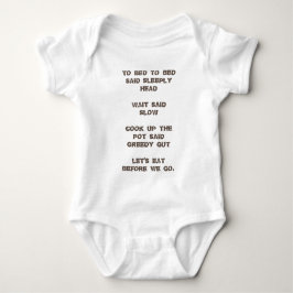 Till Bed/Baby Jersey Bodykostym T Shirt