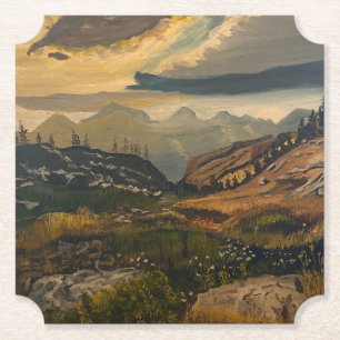 Till bergen, original av Gary Poling Underlägg Papper