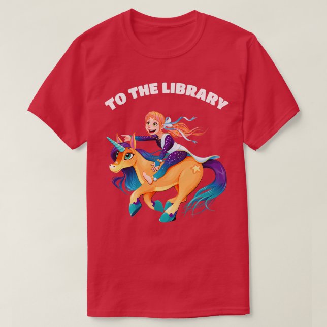 Till Bibliotek T Shirt (Design framsida)