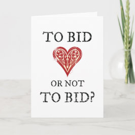 Till Bid eller inte till BID - Duplicera Bridge Pl Kort