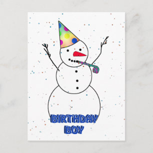 Till Birthday Boy! Vykort