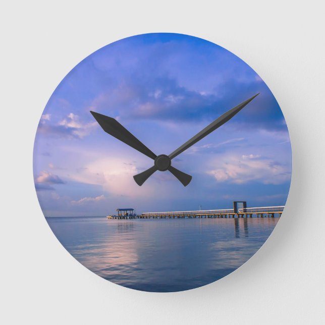 Till blått rund klocka (Framsida)