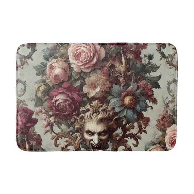 🌺 till Bloom - den gotiska Baroque-Blommigten Badrumsmatta (Framsidan)