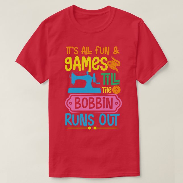 Till bobbin springa ut t shirt (Design framsida)