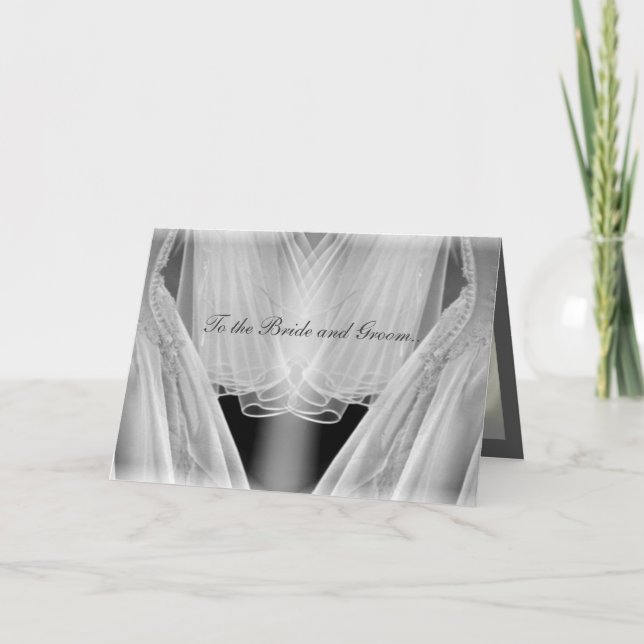 Till bruden och brudgummen. kort (Framsida)