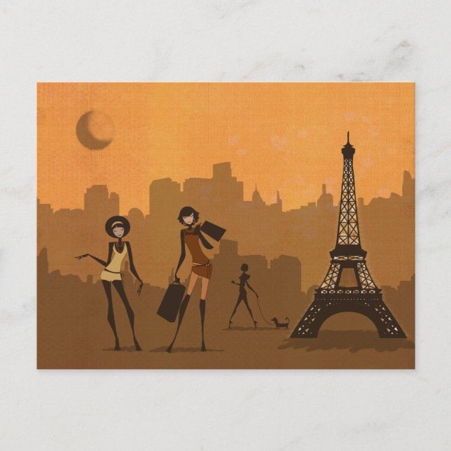 till butiken i Paris Vykort (Framsida)