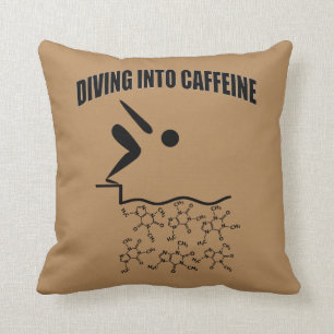 Till Caffeine Brown-version Kudde