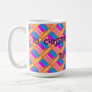 Till Christine grattis på födelsedagen till dig ro Kaffemugg