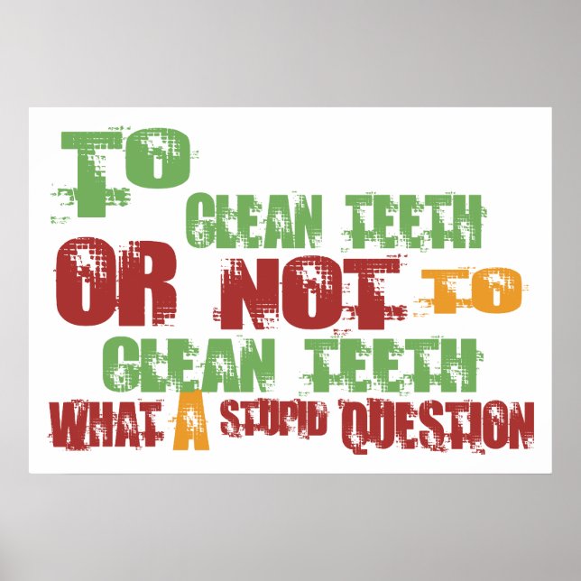 Till Clean Teeth Poster (Framsidan)