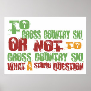 Till crosst country skida poster