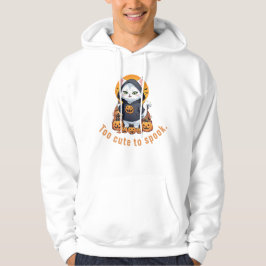 Till Cute to spok | Cute Kitten på Hoody Hoodie