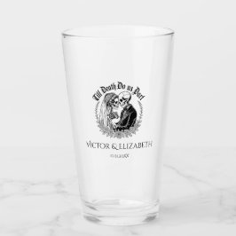 Till Death do oss Part Personlig Bröllop Glaskopp