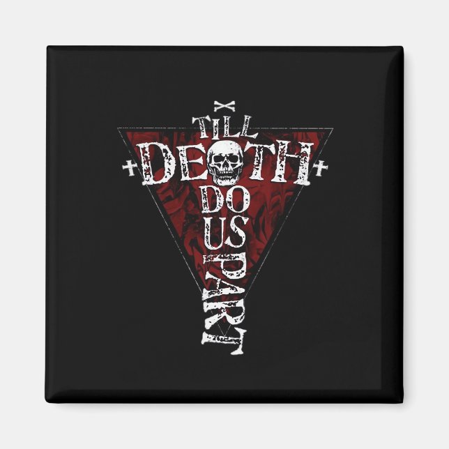 Till Death do us part - Autumn Goth Aesthetic Magnet (Framsidan)