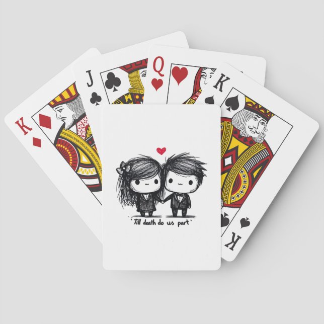 Till Death do us Part Classic - Autumn Kärlek Casinokort (Baksidan)