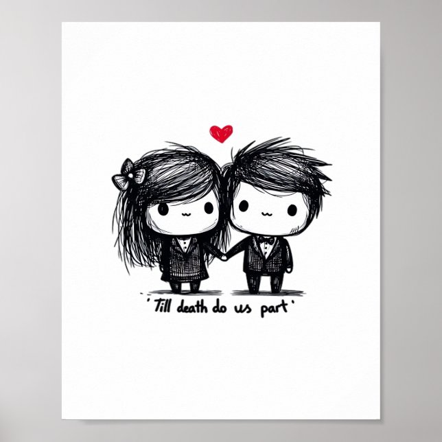 Till Death do us Part Classic - Autumn Kärlek Poster (Framsidan)