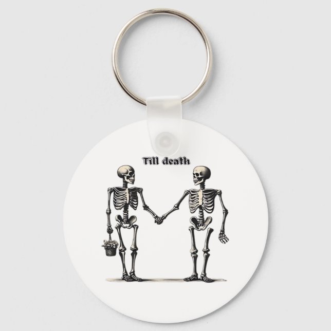 Till Death do us Part Classic - Funny Kärlek-citat Nyckelring (Framsida)