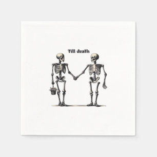 Till Death do us Part Classic - Funny Kärlek-citat Pappersservett