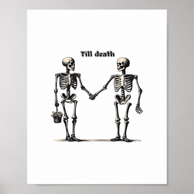 Till Death do us Part Classic - Funny Kärlek-citat Poster (Framsidan)