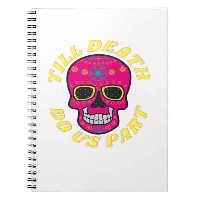 Till Death do us Part Classic - Gothic Bröllop Anteckningsbok (Framsidan)