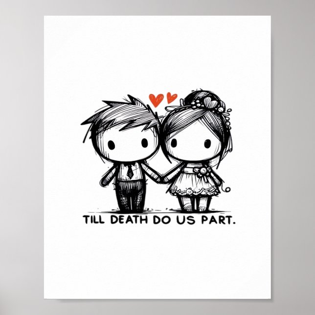 Till Death do us Part Classic - Gothic Romantik De Poster (Framsidan)