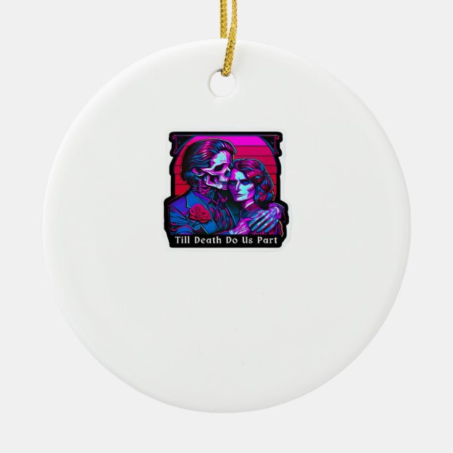 Till Death do us Part Classic - Grim Reaper Romanc Julgransprydnad Keramik (Framsidan)
