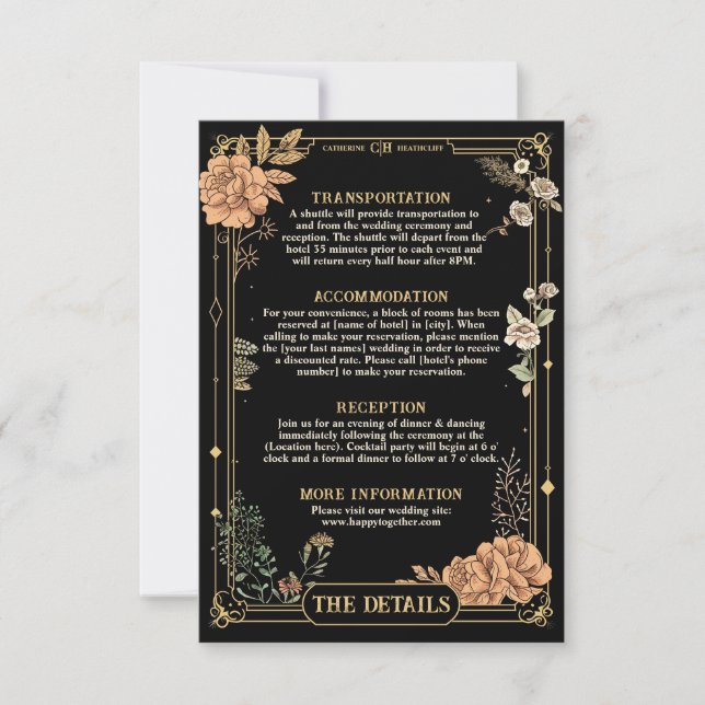 Till Death Do Us Part Details Card OSA Kort (Framsida)