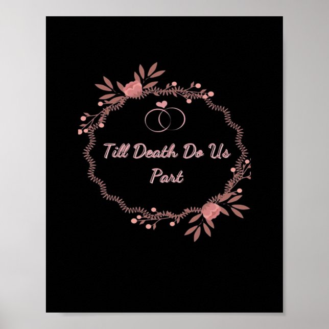 Till Death do us part - Ghokostt Bröllop Poster (Framsidan)