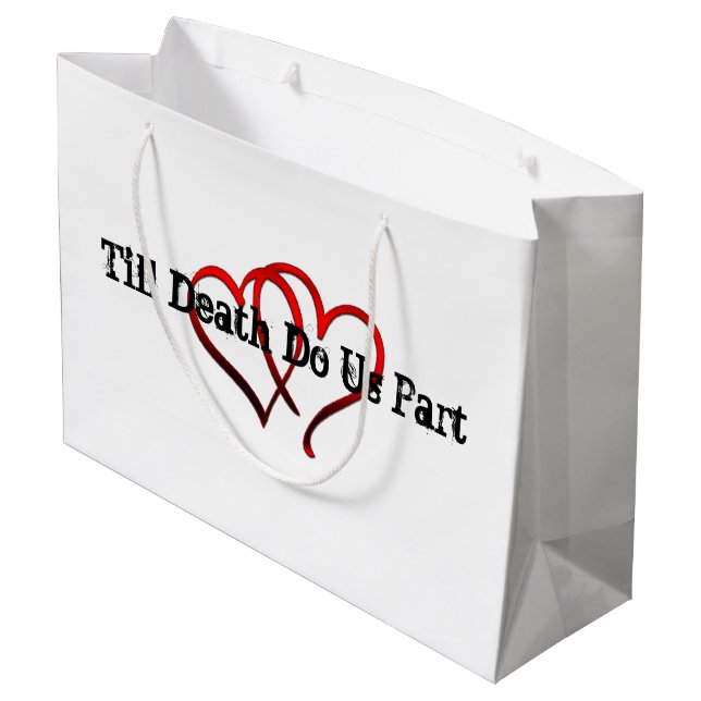 Till Death do us Part Gift Bag (Baksidan Vinklad)