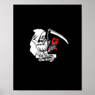 Till Death do us part - Grim Reaper Kärlek Poster