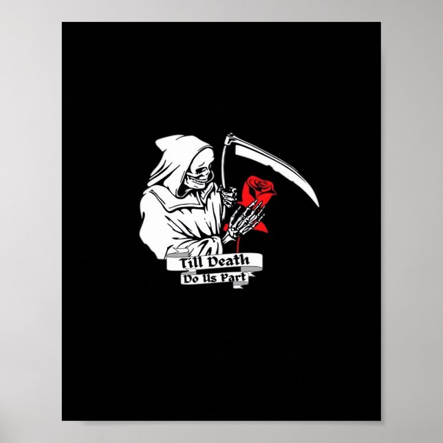 Till Death do us part - Grim Reaper Kärlek Poster (Framsidan)