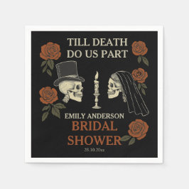 Till Death do Us Part Halloween Möhippa Pappersservett