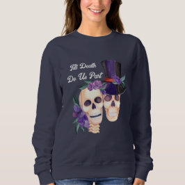 Till Death do Us Part Hoodie, Halloween Döskallars T Shirt
