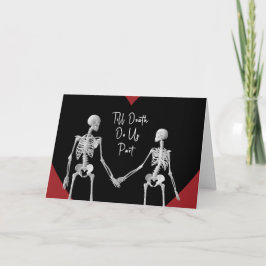 Till Death Do Us Part Valentine's Day Card opt1 Tack Kort