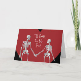 Till Death Do Us Part Valentine's Day Card opt2 Tack Kort